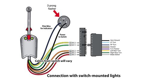 3 wire turn signal switch diagram 